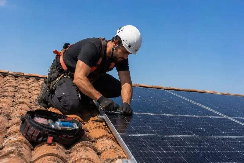Maintenance et monitoring de panneaux solaires à Sèvremoine